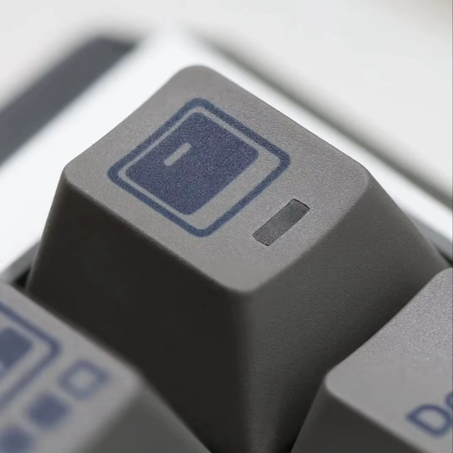 Keebox Shenpo Terminal Thema Tastenkappen Set aus PBT in Grau, Cherry Profil, 147 Tasten für mechanische Tastaturen, Dye-Sub-Verfahren - Bild 2