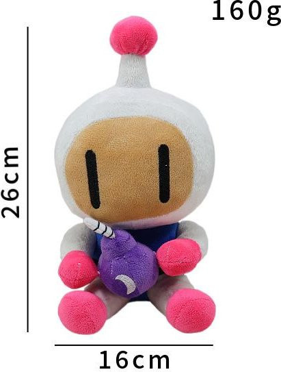 Yiran Health & Beauty Bomberman Plüschtier, 26cm, ab 1 Jahr - Bild 1