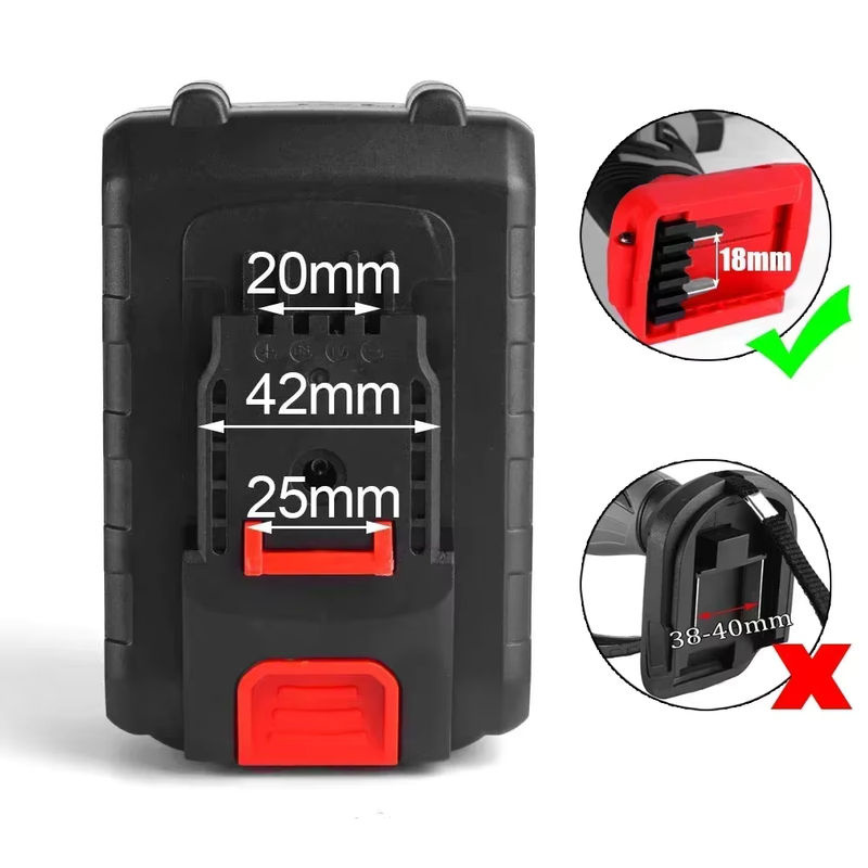 Worx wiederaufladbarer Li-Ion-Akku 7500 mAh für elektrische Sägen und kabellose Säbelsägen kompatibel mit 36 VF, 48 VF und 88 VF Modellen - Bild 6