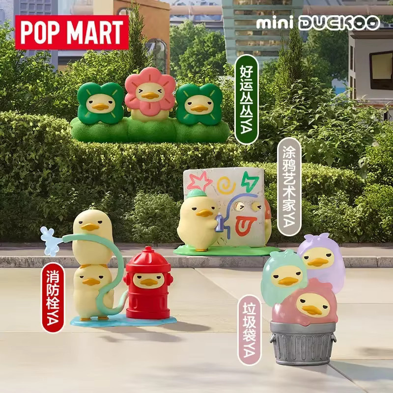 POPMART Mini Duckoo Citywalk Serie, Blindbox, Actionfigur - Bild 3