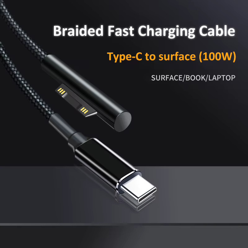 RGEEK USB C PD Netzteil Ladegerät Adapter für Microsoft Surface Pro 8/7/6/5/4/3 und Surface Book 3/2/1 in Schwarz, 15V 3A - Bild 2