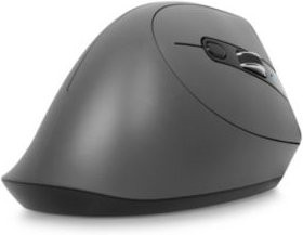 Bakker Elkhuizen Vertikalmaus Grip Pro Wireless für Rechtshänder in Dunkelgrau mit 6 Tasten und USB-A Anschluss, B 72 mm x T 120 mm x H 70 mm - Bild 1