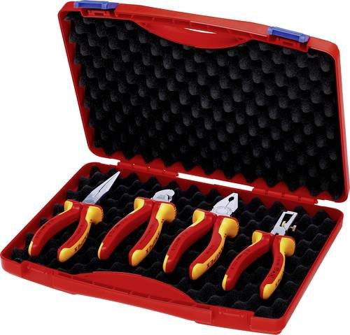 Knipex VDE Zangen-Set 4-teilig 00 20 15 in der Kompakt-Box RED - Bild 1