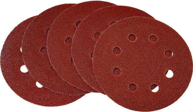 LUX-TOOLS Schleifauflage für Exzenterschleifer mit Ø 115 mm und Körnung 240 für Holz und Metall - Bild 1