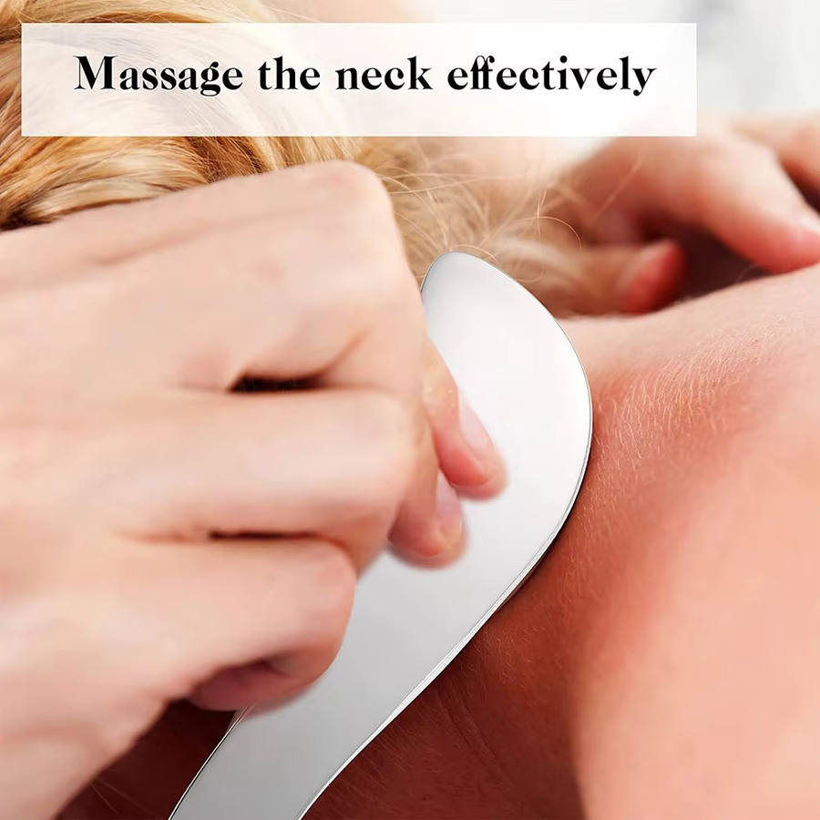 STAWHO Guasha-Massagegerät aus Edelstahl, Unisex - Bild 3