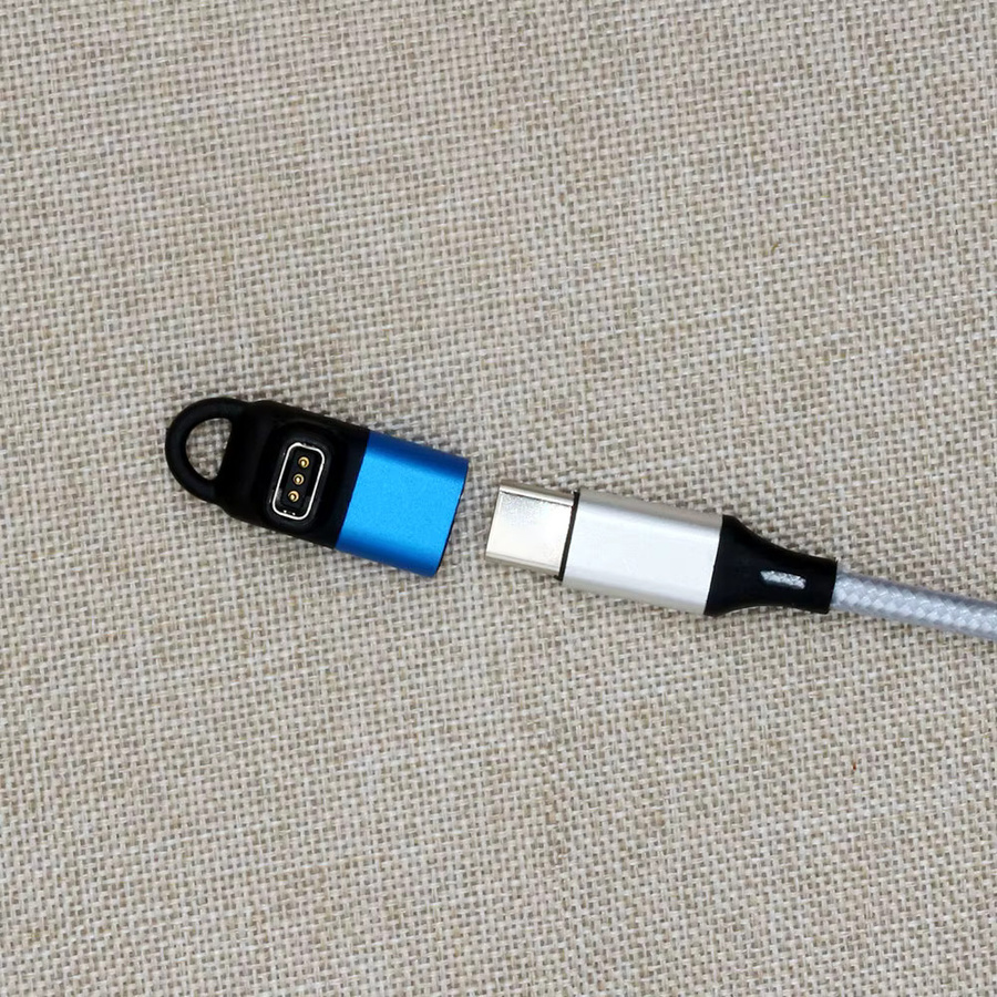 iHZCPRO USB-C Konverter-Ladegerät für Coros Smartwatches, passend für Coros Pace 3, Pace 2, Apex 2 Pro, Apex 42 mm und Vertix 2, Blau - Bild 3