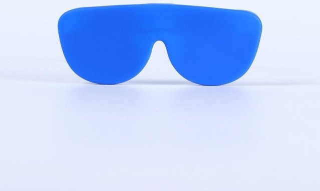 SheyIn Brillenetui Silikon, White, Blue - Bild 1