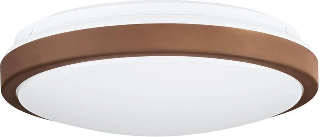 Eglo LED-Deckenleuchte Lezuza in Mokka mit modernem Design, Durchmesser: 24,5 cm - Bild 1
