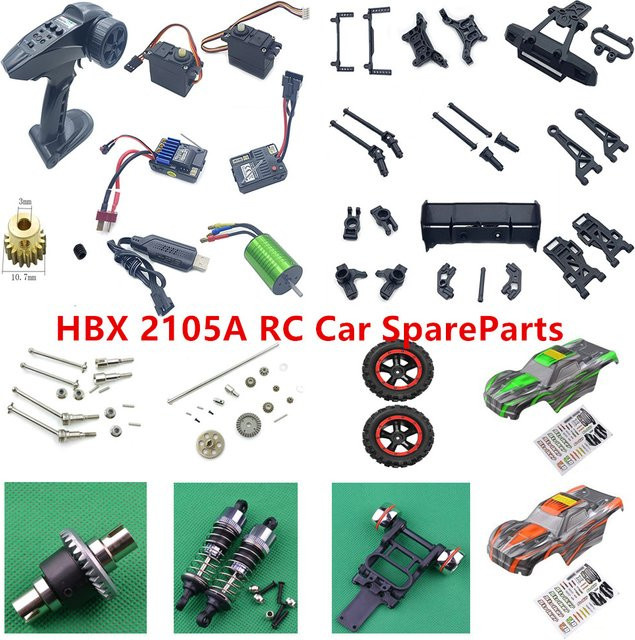HBX RC Auto Ersatzteile, Servoempfänger, ESC, Fernbedienung, Differentialantriebswelle, Ladegerät, Antriebswellen - Bild 1