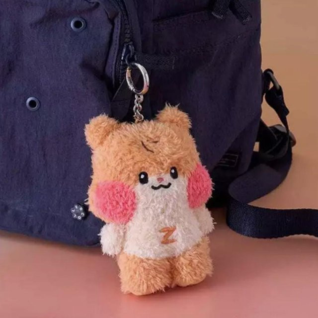 Linyi toy Kpop ZB1 Puppen Schlüsselanhänger, Zeroni Cartoon, Plüschpuppe, Schwarz, ab 14 Jahren - Bild 1