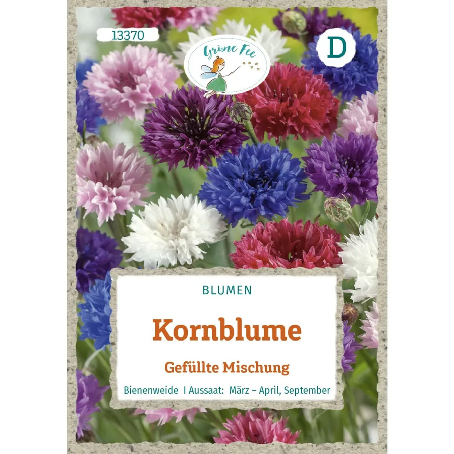 Grüne Fee Kornblume Gefüllte Mischung Saatgut - Bild 2