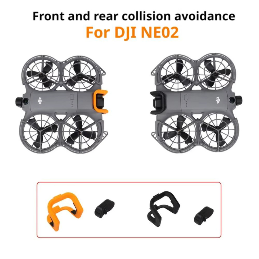 DJI NEO 2 Stoßstangen Set in Orange für vordere und hintere Drohnenkamera zum Schutz vor Stürzen und Kratzern - Bild 4