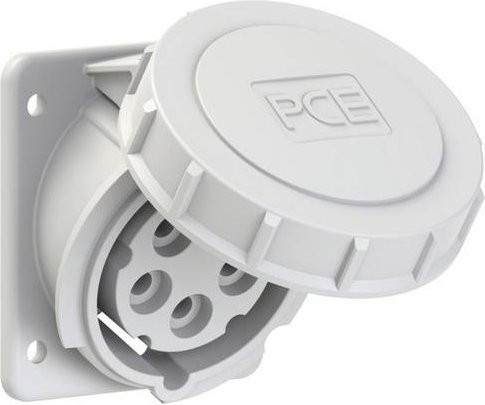 PC Electric Power Twist 4152-1f87 CEE Anbaudose 16A 5polig IP67 Grau - Bild 1