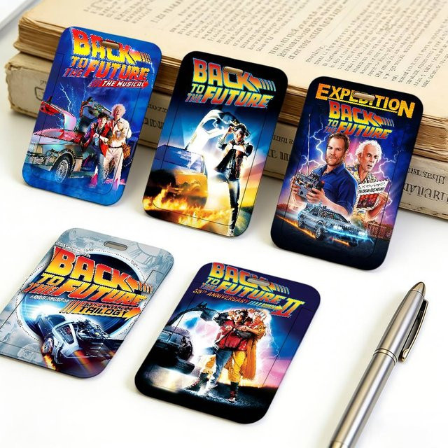 Film To F-Future Klassischer Ausweishalter aus Kunststoff mit weichem Umhängeband in Multicolour für Arbeitsausweise und Büropersonal - Bild 1