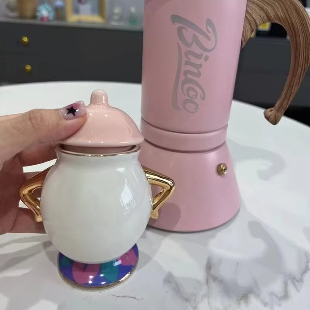 Bandai Die Schöne und das Biest Teekanne, Mrs Potts und Chip Tasse, Tee-Set - Bild 1