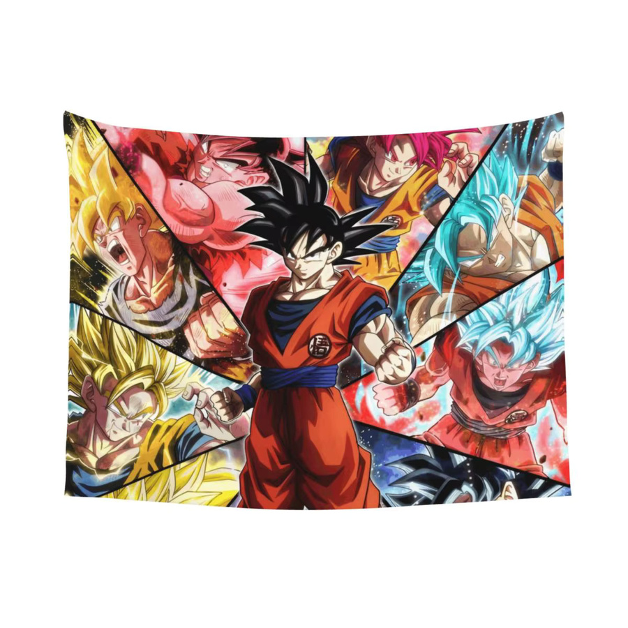 Dragon Ball Z Wandteppich von Bandai mit Mandala-Design in Multicolour aus Polyester - Bild 2