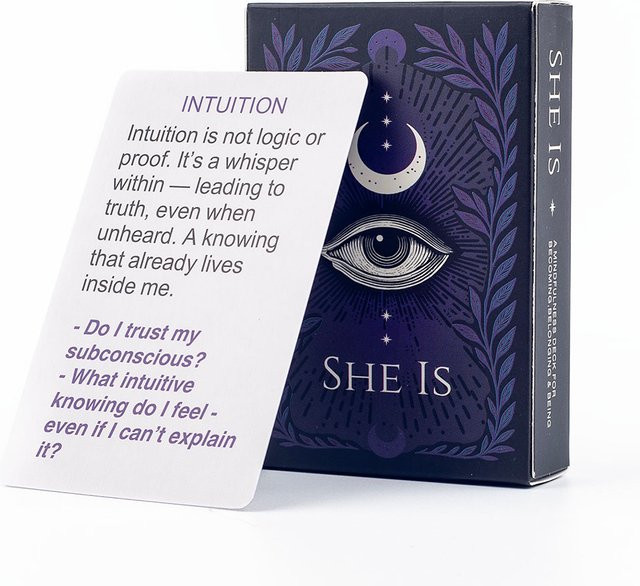 SHE IS Mindfulness Deck Inner Dialogue & Self-Reflection Cards, Familienspiel - Bild 1