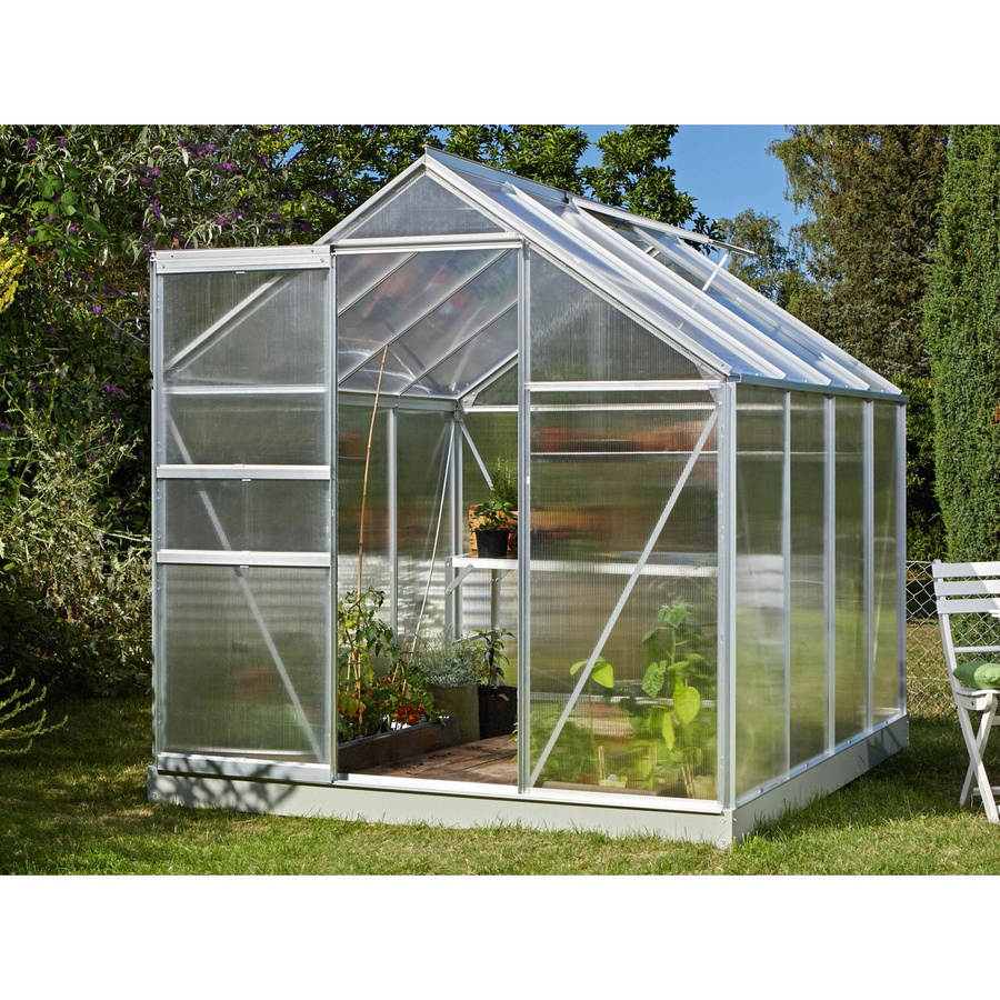 Vitavia Gewächshaus Comet 5000 mit Aluminiumrahmen in Silber und transparenten Polycarbonat-Platten 4mm - Bild 2