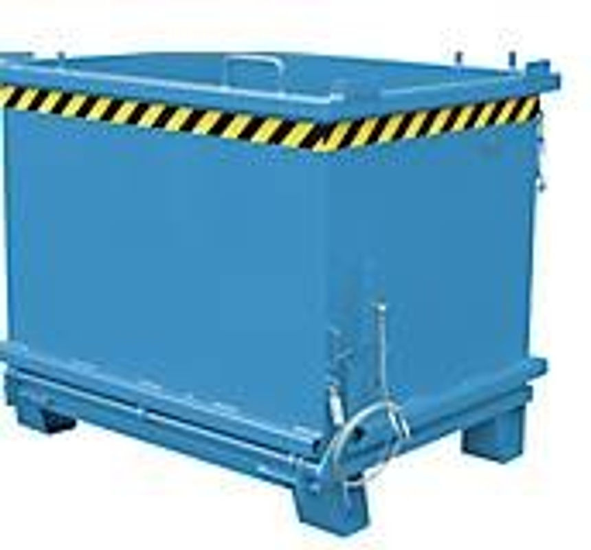 Klappbodenbehälter SB 1000 von Bauer in Blau - Bild 2