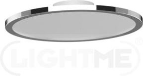 LIGHTME LED-Deckenleuchte GX53 in Chrom und Weiß mit austauschbaren Leuchtmitteln - Bild 1