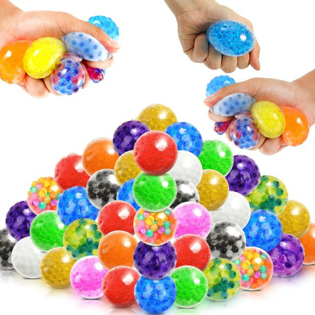 GSF Quetschbare Stressbälle, Fidget-Spielzeug, multicolour, 5-80 Stück - Bild 1