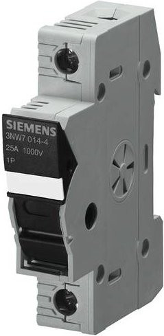Siemens Zylindersicherungshalter 3NW70134, 12 Stück, grau - Bild 1