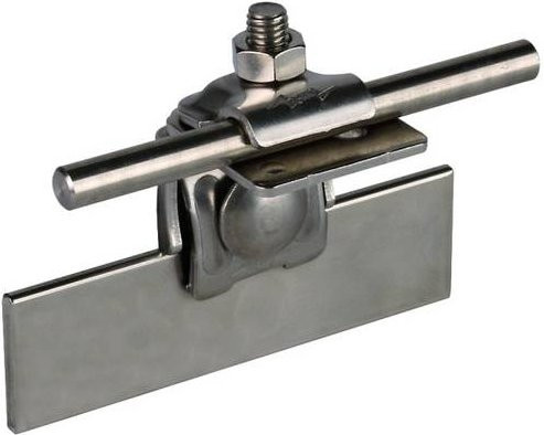 DEHN Falzklemme KB 6.10 KBF0.7 aus Edelstahl in Silber - Bild 1