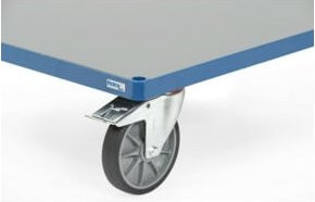 Fetra Ladefläche mit Hart-PVC-Platte für MultiVario in Grau, B: 850 mm, T: 500 mm - Bild 1