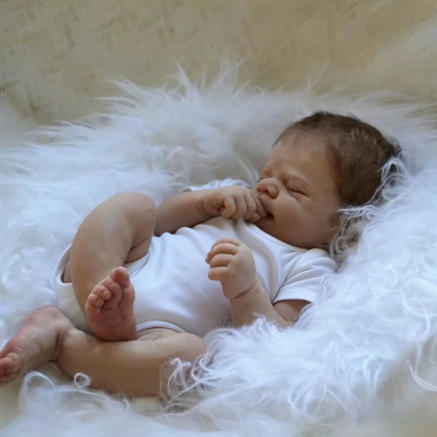 Aizwa Pascale Bebe, Babypuppe, Silikon, Weiß - Bild 1