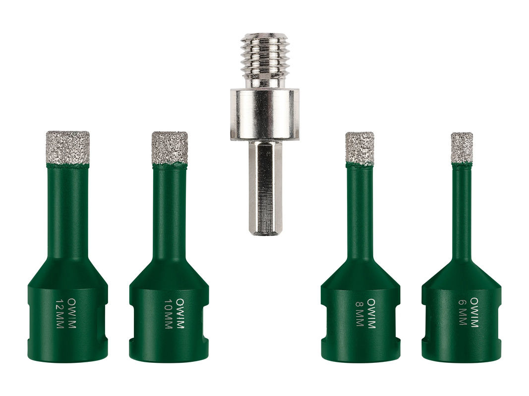 Parkside Diamant-Fliesenbohrer Set aus Stahl mit M14 und M5 Gewinde sowie Sechskantaufnahme - Bild 3