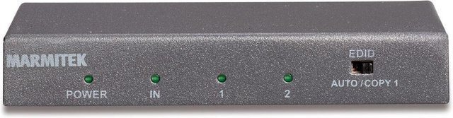 Marmitek Split 612 UHD 2.0 HDMI-Splitter mit 2 Ports und 3D-Wiedergabe in Grau - Bild 2