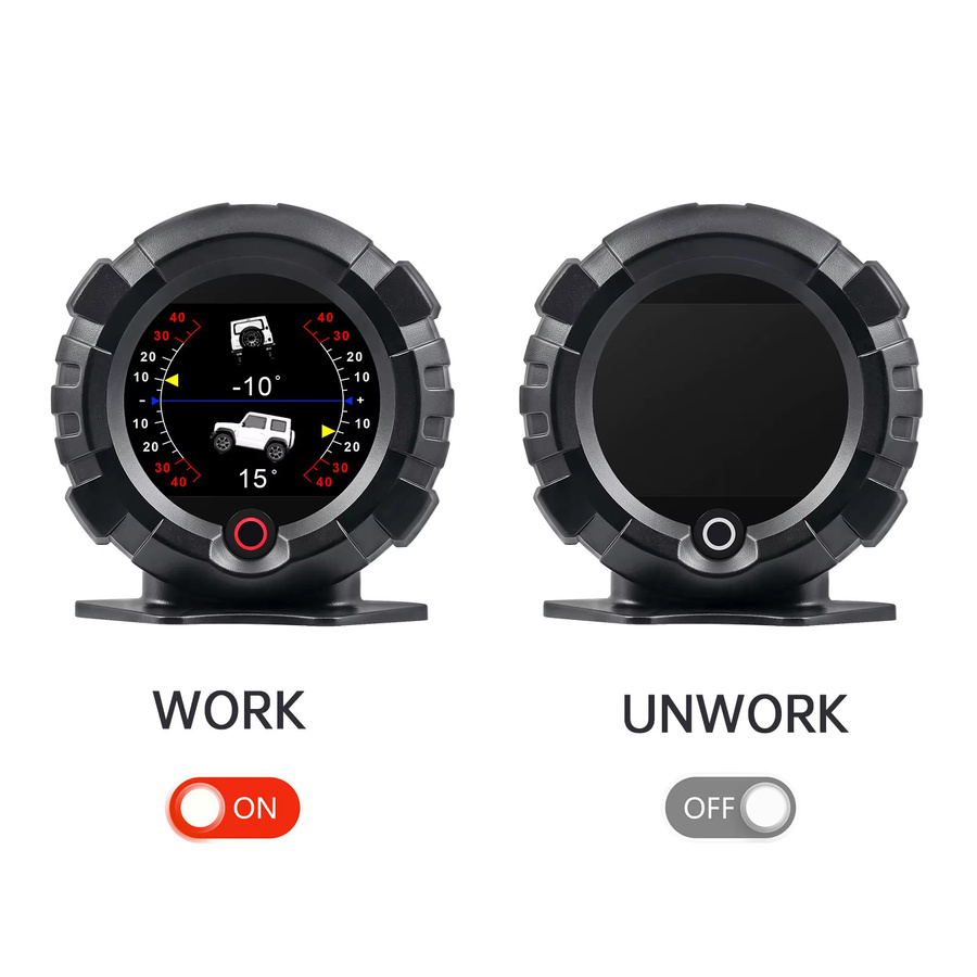 ZMFJH X95 Auto GPS Head Up Display Digitaler Neigungsmesser und Tachometer in Schwarz - Bild 5