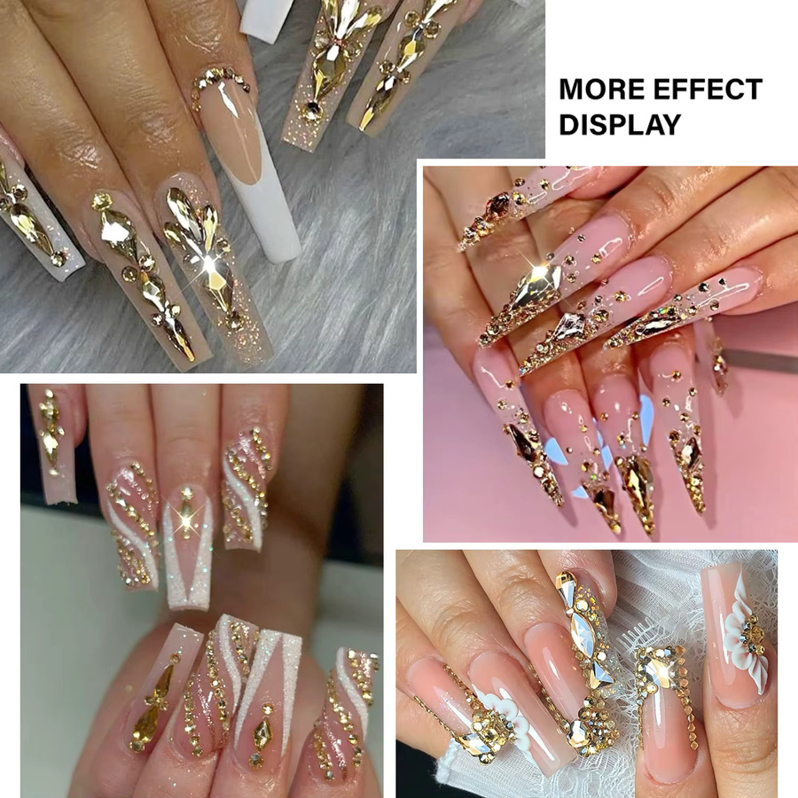 MAFANAILS Nagel-Charms, Champagner-Gold, Glänzend - Bild 4