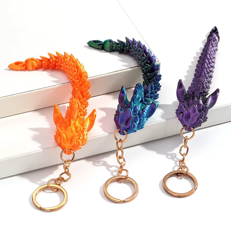 Fishsheep Drachen Anhänger Schlüsselanhänger, bunt, Unisex - Bild 2
