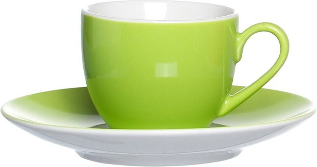 Ritzenhoff Espressotasse Doppio mit Untertasse Green 80 ml - Bild 1