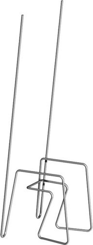 Sarei Taubenschutz Typ 4 Clip für die Dachrinne aus Edelstahl in Silber, B/T/H: 120,0 x 12,0 x 5,0 cm - Bild 1