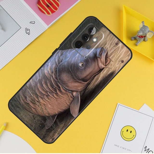 Samsung Handyhülle mit Karpfen Fisch Motiv für Galaxy A14 A34 A54 A12 A32 A52 A51 A71 A53 A33 A13 A15 A25 A35 A55 in Multicolour - Bild 1