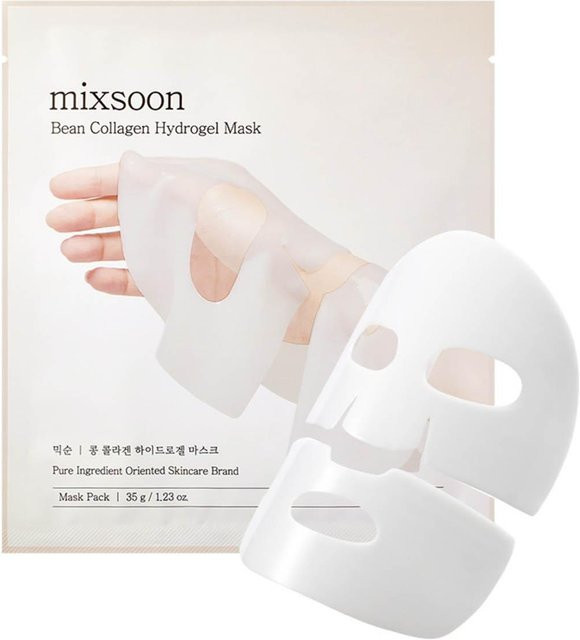 MIXSOON Bean Collagen Hydrogel Maske, 35g x 5 Sheets, Kollagen - Bild 1