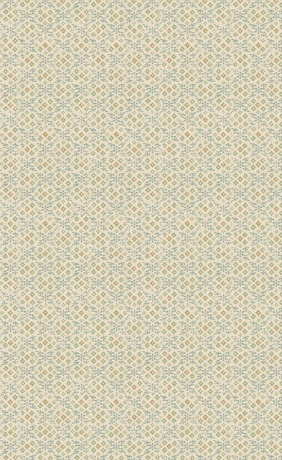 GP & J Baker Tapete Grantly Botanical Floral in Aqua, Blau und Beige, Vlies-Tapete - Bild 1