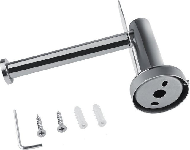 Toilettenpapierhalter aus Edelstahl zur Wandmontage von TOMTOP JMS in Grau und Silber - Bild 1