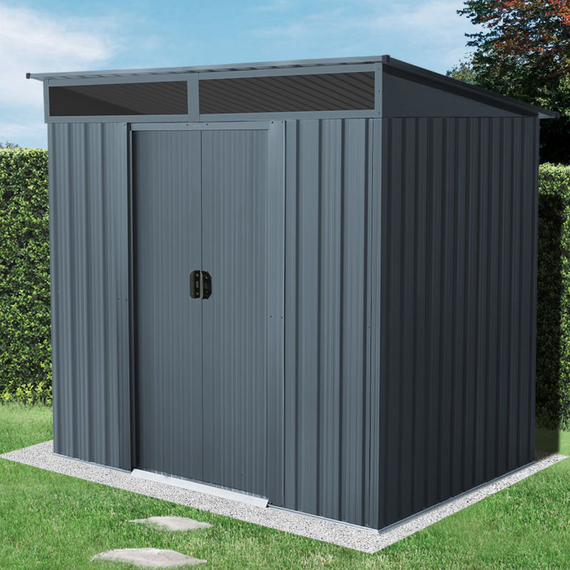 Pergart Gerätehaus Lüttich 65 in Anthrazit matt mit 2,94 m² Grundfläche - Bild 4