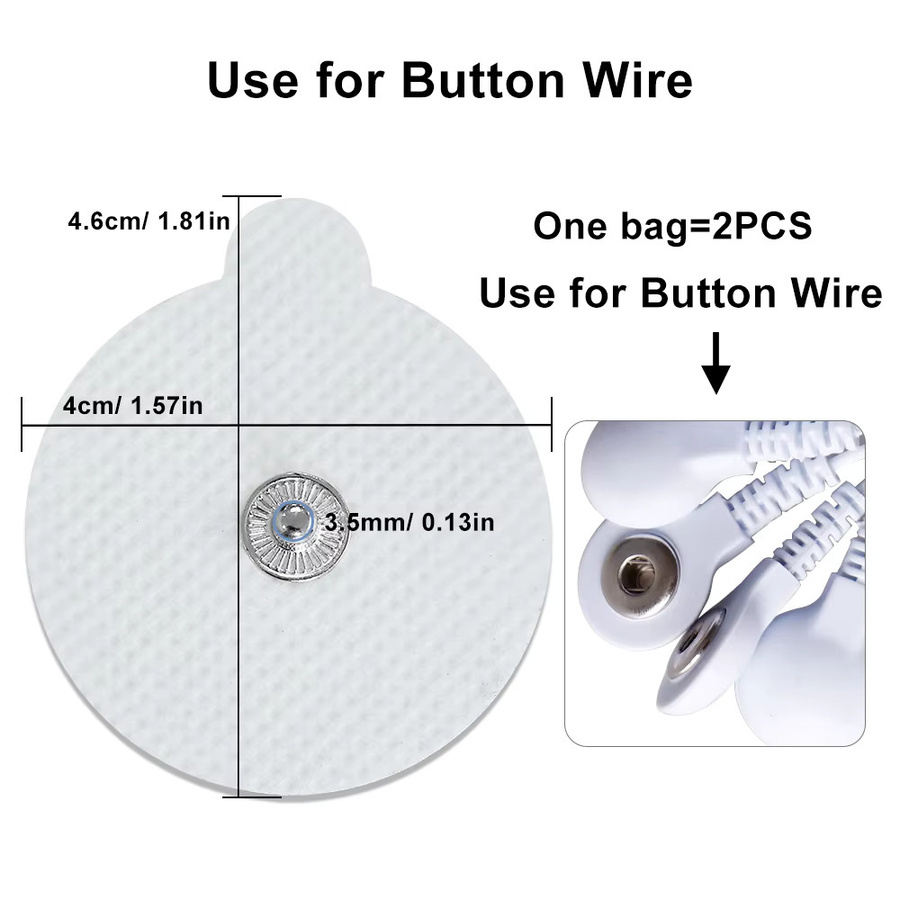 Raiuleko Elektrodenpads für TENS-Massagegeräte und EMS Muskelstimulator, Unisex - Bild 1