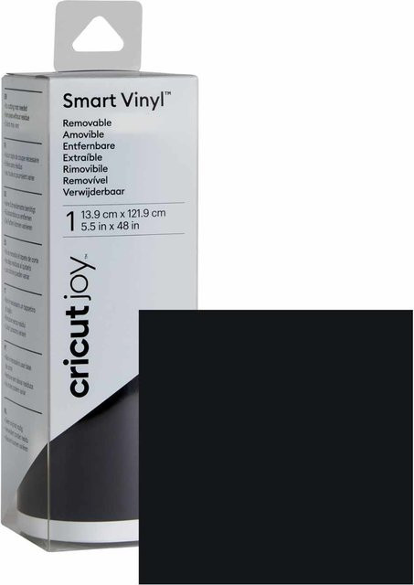 Cricut Joy Smart Vinyl Removable Schwarz Breite: 13,9 cm, Länge: 121,9 cm - Bild 1