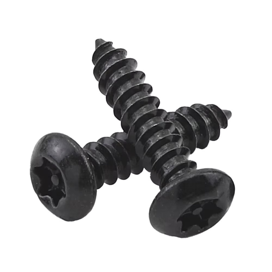 LUOTESI Torx-Blechschraube aus schwarzem Edelstahl, diebstahlsicher und manipulationssicher - Bild 2