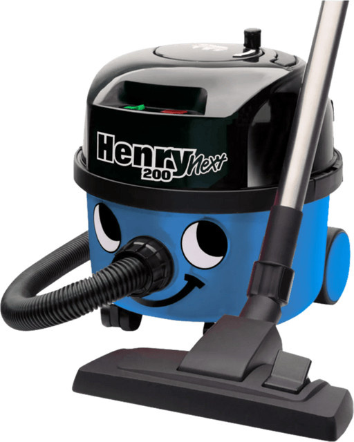 Numatic Henry Next HVN-201 Akku-Staubsauger in Blau mit Hartboden-Düse - Bild 1