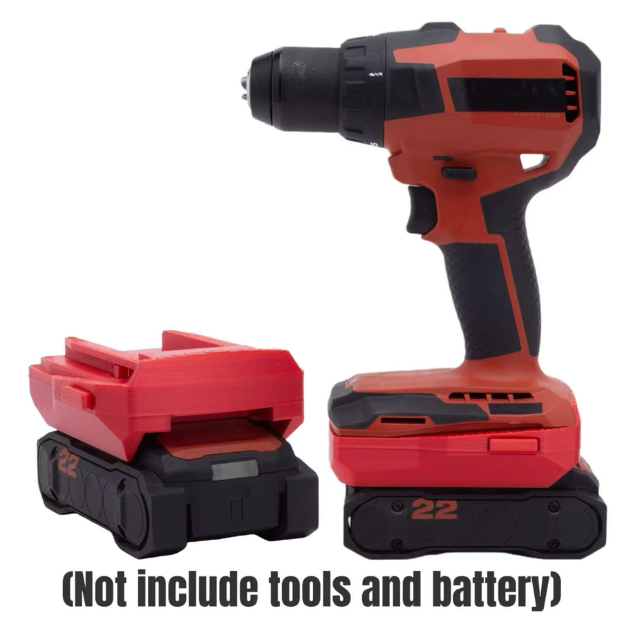 Hilti Nuron Adapter-Akku zur Umwandlung für Hilti B22 Serie Werkzeuge mit 14AWG DIY Akkuhalter in Rot - Bild 2