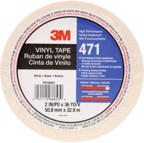 3M PVC-Klebeband Weiß Breite: 50 mm, Länge: 33 m - Bild 1