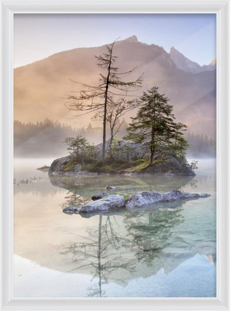 Bilderrahmen The Wall aus Kunststoff in Weiß, B/H: 15 x 21 cm - Bild 1
