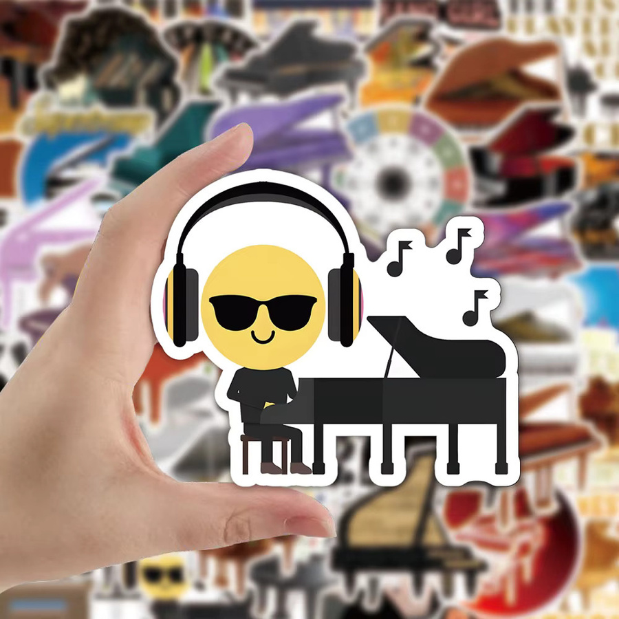 Charile Klavier-Cartoon-Aufkleber, Graffiti-Aufkleber, wasserdicht, DIY - Bild 3