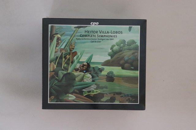 Heitor Villa-Lobos Komplett Symphonien CD von Carl St. Clair und dem Radio-Sinfonieorchester Stuttgart, Label CPO, Klassik, Grau/Mehrfarbig - Bild 1